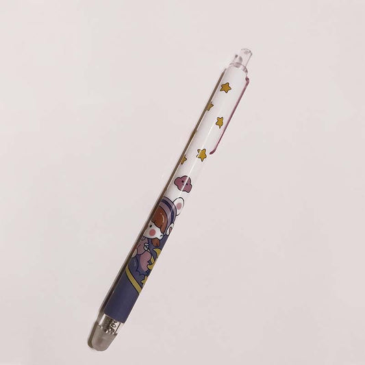 Gélové gumovateľné pero s hviezdičkami