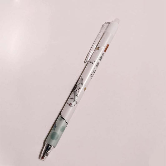 Gumovateľné pero s kozmonautom biele